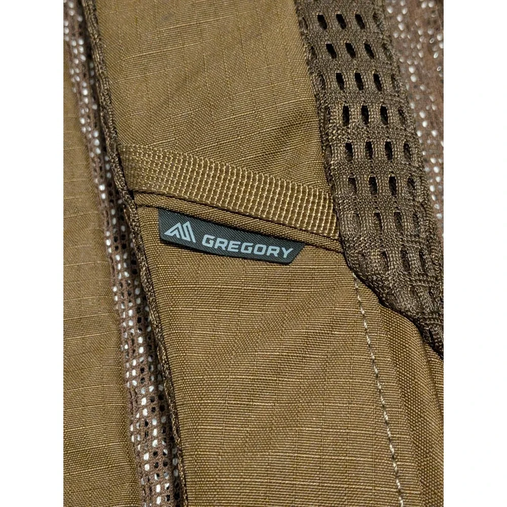 Gregory Rhune 22L Pack Coyote Brown Backpack Hiking Recycled Nylon Mens